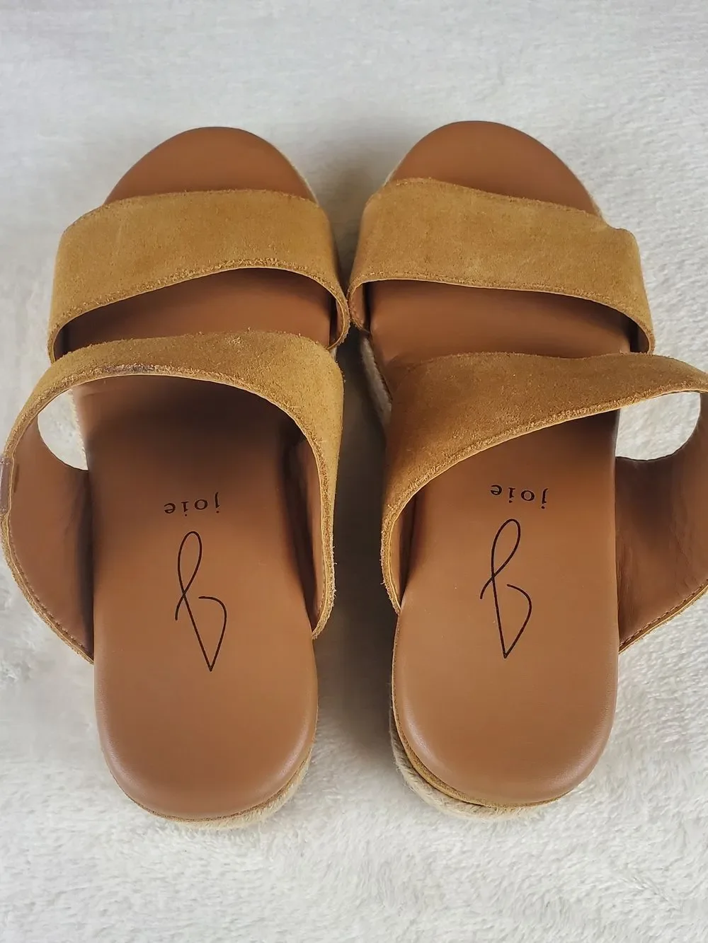 Joie Light Brown Suede Wedges NO Size
